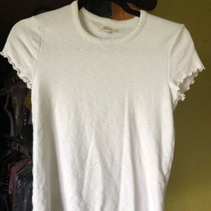 Madewell baby tee white